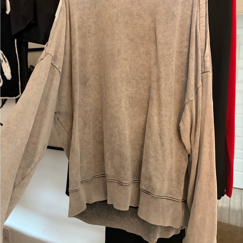 All Saints Gray Sweatshirt